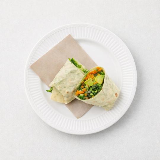 Rainbow Vegan Wrap