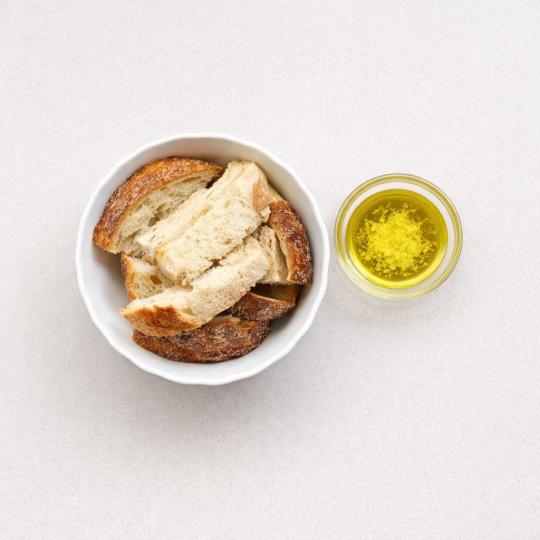 Bread w/ olive Oil and Sea Salt
