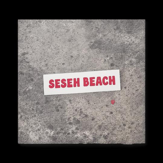 Seseh Beach Sticker - White