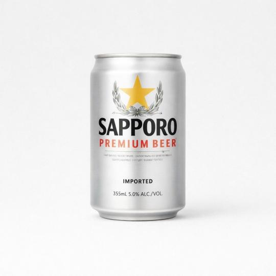 Sapporo Beer Can