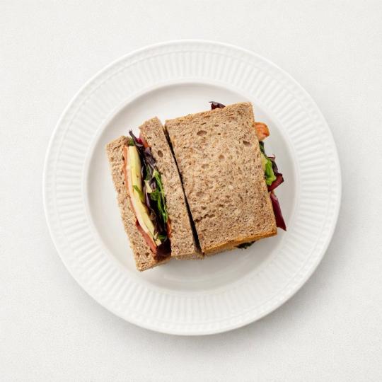 Blt W/ Cheddar Cheese And Gherkins Sandwich
