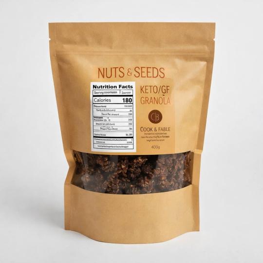 Keto Gluten Free Granola 400 gr