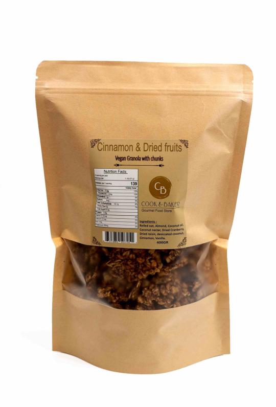 Vegan Cinnamon Granola 400 Gr