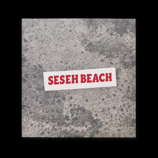Seseh Beach Sticker - White