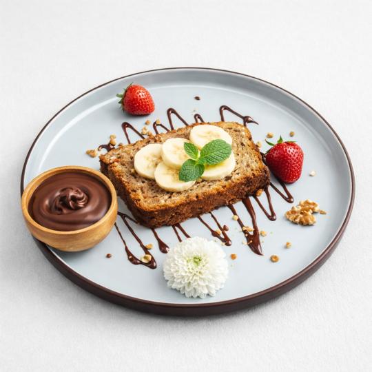 Gluten Free Banana Bread With Cashewtella Spread