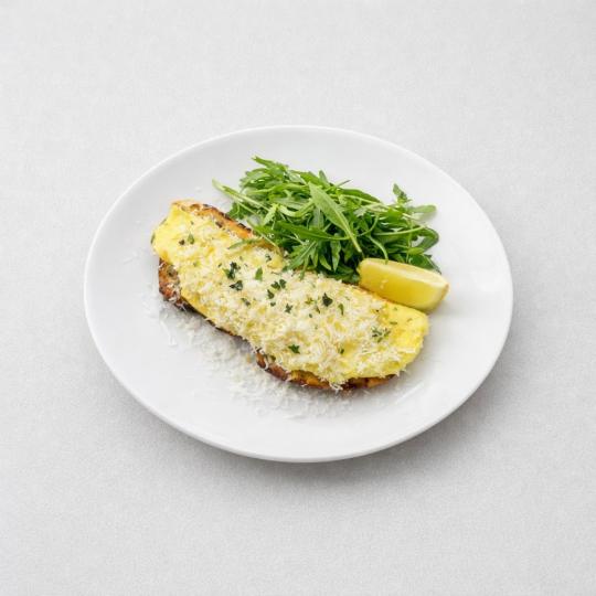 Parmesan Omelette on Sourdough