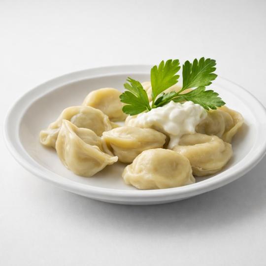 Pelmeni - Potato Onion Dumpling + Sour Cream