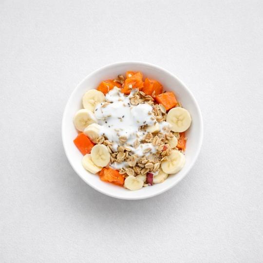 Fresh Fruit, Granola and Greek Yoghurt