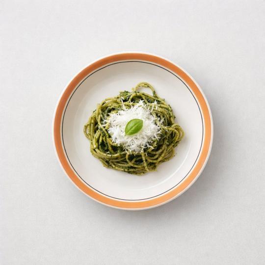 Kids Spaghetti Pesto Pasta