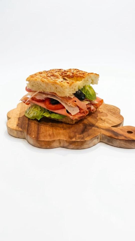 Mortadella & Parmigiano Sandwich